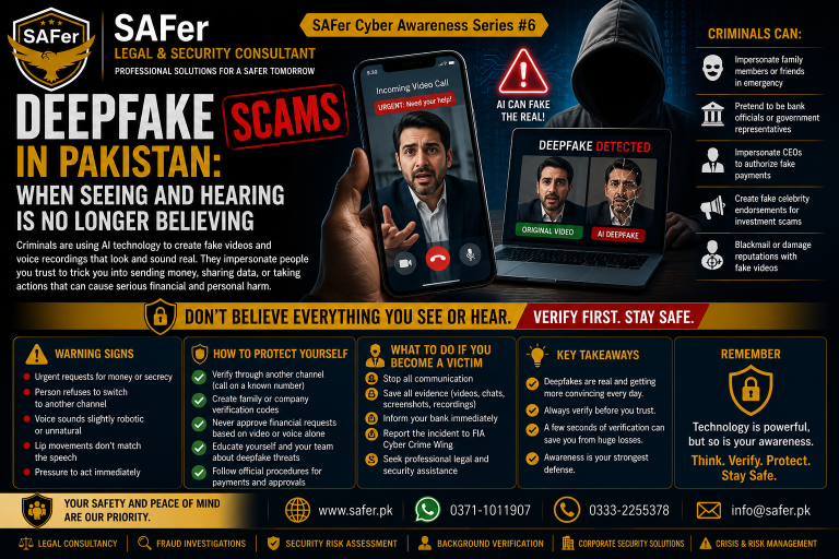 Deepfake Scams in Pakistan: When Seeing and Hearing Is No Longer Believing